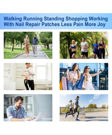 Fungal Nail Treatment - Extra Strong Toe Nail Repair Patches for Damaged Nails - 8 Hour Nail Repair Restores Healthy Nails - Buy Online on GoSupps.com