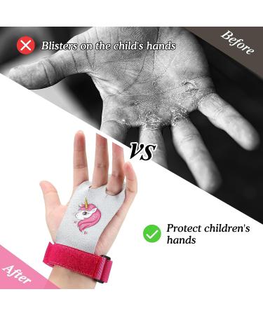 Gymnastics Hand Grips Athletic Gymnastics Bar Grips Gymnastics Gloves for Girls Kids Youth Bars Lifting Yoga Gym Home  Pink Style Small - Buy Online on GoSupps.com