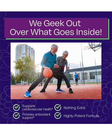 ResVit le Resveratrol 250 mg - Resveratrol Supplement for Men and Women - 120 Veggie Capsules 120 Count (Pack of 1) - Buy Online on GoSupps.com