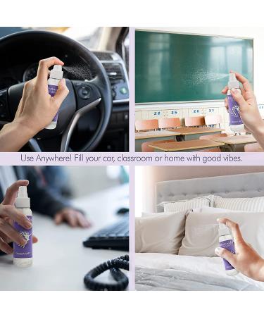 Lavender Smudge Spray - Aura Cleansing & Negative Energy Clearing. Protection, Relaxation & Grounding with Moonwater Elixirs, Crystals & Reiki. 4oz - Buy Online on GoSupps.com