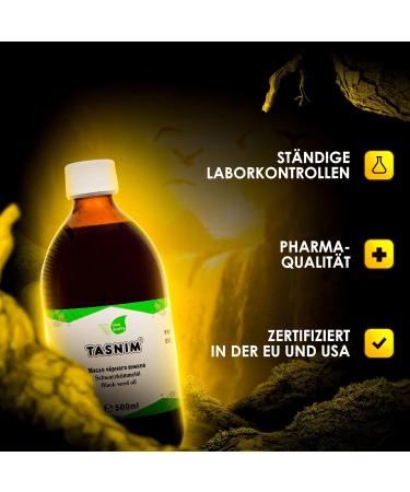  Tasnim Cold-pressed black cumin oil 500ml unfiltered premium quality pure natural additive-free organic oil - Buy Online on GoSupps.com