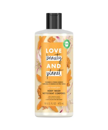Love Beauty & Planet Body Wash Turmeric & Tonka Essence 16 oz