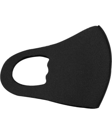Washable Reusable Kids Black Face Mask Dustproof Mouth Cover Covering For Boys Girls Children Outdoors Indoors Cycling Ski Protection 1 Black - Buy Online on GoSupps.com