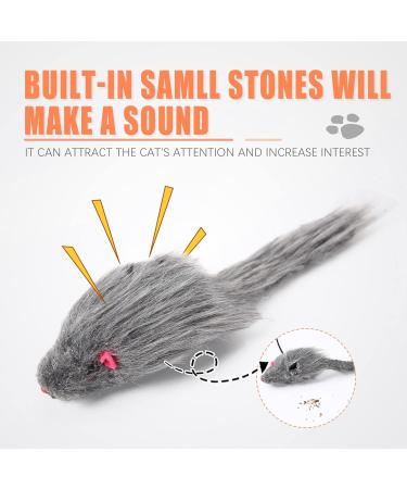 FYNIGO Self-Play 3 Ways Hanging Door Cat Mouse Toys for indoor Cats Kitten Interactive Cat Mice Toys for Hunting Exercising Eliminating Boredom Small Breeds 1 Pack - Buy Online on GoSupps.com