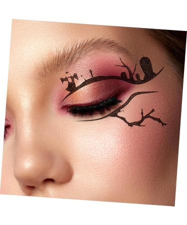 PLAFOPE 4 Pairs Temporary Eyeliner Stickers Decor Temporary Eye Makeup Decals Sticker - Buy Online on GoSupps.com