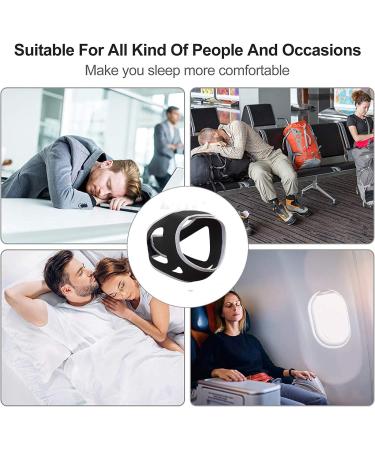 Adjustable Anti-Snoring Chin Strap | Breathable Stop Snoring Solution for Men and Women | Snore Reducing Device | One Size (Black-Grey) - Buy Online on GoSupps.com