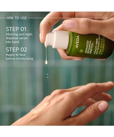 Aveda Advanced Botanical Kinetics Vitality Serum | Reduces the look of fine lines and wrinkles | Vegan | Full Size | 1 Fl Oz - Buy Online on GoSupps.com