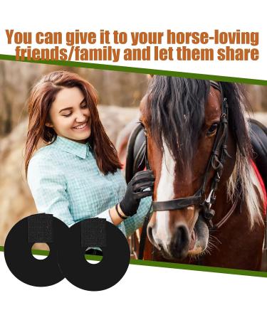 Sumind 4 Pcs Rubber Bit Guards for Horses - Protect Mouth and Lips from Chafing and Pinching - Soft, Flexible, Black Horse Bit Cheek Guards - Buy Online on GoSupps.com