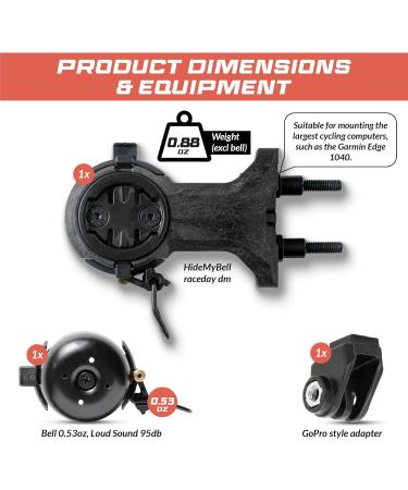 Closethegap RACEDAY DM KARBON BIED - Premium Bicycle Handlebar Computer Bracket for GoPro Garmin Wahoo & Bryton | International Shipping - Buy Online on GoSupps.com