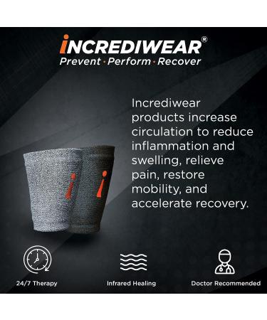 Incrediwear Wrist Sleeve Brace for Men and Women - Swelling and Joint Pain Relief - Grey S/M - Buy Online on GoSupps.com