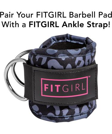 FITGIRL Squat & Hip Thrust Pad - Secure Barbell Pad for Leg Day - Thick Cushion for Comfortable Squats, Lunges, Glute Bridges - Compatible with Olympic Bar and Smith Machine - Buy Online on GoSupps.com