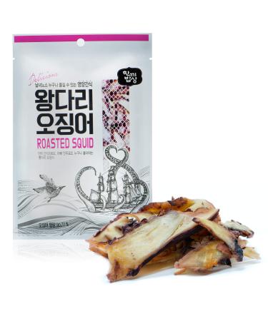 Roasted Squid Legs  Korean Snacks  Korean Squid Snack, Real Seafood Taste, Ready to Eat Healthy Asian Snackfood  JRND Foods  Three Pack