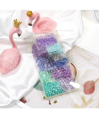 TOAOB 1000pcs 4mm Pearl Beads | Multi-Colored Round Glass Spacer Beads | DIY Craft Necklaces Bracelets Jewelry Making - Buy Online on GoSupps.com