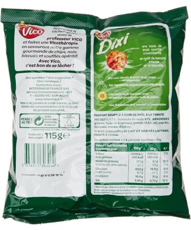 Vico Dixi Tomato Bag 115 g - Pack of 5 - Buy Online on GoSupps.com