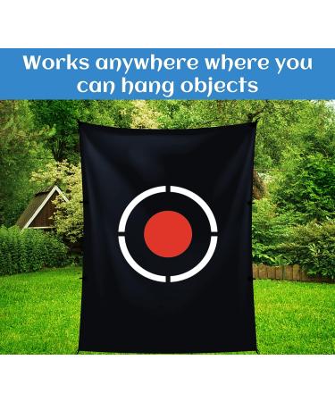 Doubleriver Golf Target Cloth - Replacement Hitting Target for Indoor/Outdoor Practice - 5X6FT - Black - Buy Online on GoSupps.com
