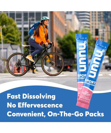 Nuun Sport Electrolyte Powder Packets - Pink Lemonade | Hydration Drink Mix with 5 Essential Electrolytes Magnesium | Non-GMO Vegan | 16 Single Serving Sticks - Buy Online on GoSupps.com