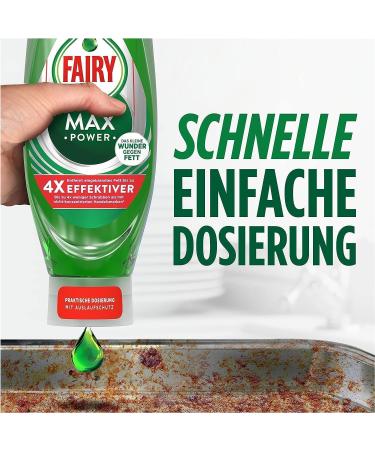 Buy Fairy Max Power Original Detergent 660ml - Powerful Grease Removal & Clean Dishes | Effective Dishwashing Solution - Buy Online on GoSupps.com