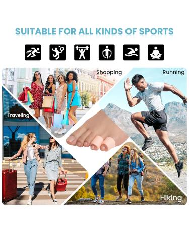 10 Pairs Pinky Toe Protector - Silicone Toe Covers with Aloe Vera for Blisters & Hammer Toes | Comfort & Relief in Nude - Buy Online on GoSupps.com