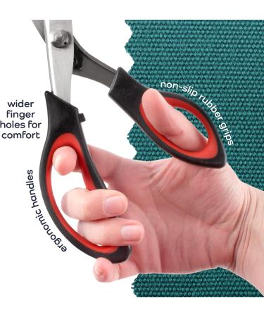 JubileeYarn Professional Grade Pinking Shears - 9.5 Serrated Stainless Steel - Pink & Grey - 1 Pair 1 Pair 9.5 Pink & Grey - Buy Online on GoSupps.com