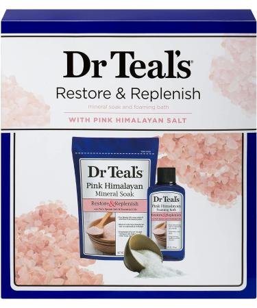Dr Teal's Pink Himalayan Epsom Salt & Foaming Bath Oil Sampler Gift Set - 2020 Edition - Buy Online on GoSupps.com