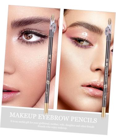 Beatifufu 8pcs Pencil Sharpener Eyebrow Pencil Makeup Gadgets Black Eyebrow Coffee Miss Bamboo Small Tools 1 count (Pack of 1) Coffee - Buy Online on GoSupps.com