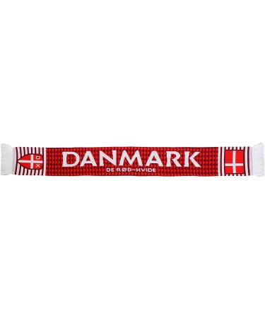 Danmark Soccer Knit Scarf - Official Denmark Fan Merchandise - Buy Online on GoSupps.com