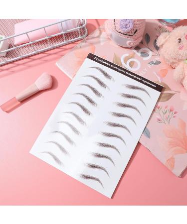 Cabilock 3 feuilles Autocollants Sourcils Imperm ables Effet Naturel Pour Maquillage Yeux Sculptant Sourcils Pelables Pour Femmes - Buy Online on GoSupps.com