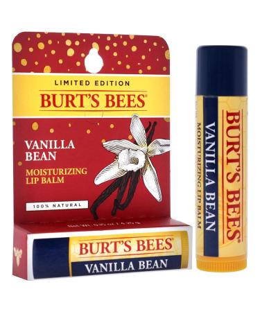 Buy Burt's Bees Vanilla Bean Moisturizing Lip Balm - Limited Edition 0.15 oz for Unisex | International Shipping Available - Buy Online on GoSupps.com