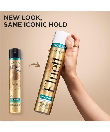 L Or al Paris Hair Care Elnett Satin Extra Strong Hold Hairspray Unscented 11 Ounce (Pack of 2) Unscented 11 Ounce (Pack of 2) - Buy Online on GoSupps.com