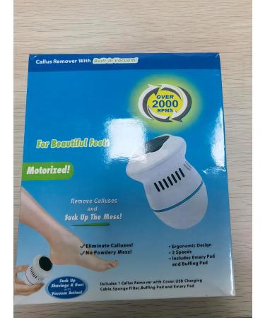 Rechargeable Electric Callus Remover for Feet - 6 Attachments Cornal Remover & Pedicure Set - Best Foot Care Device - Buy Online on GoSupps.com