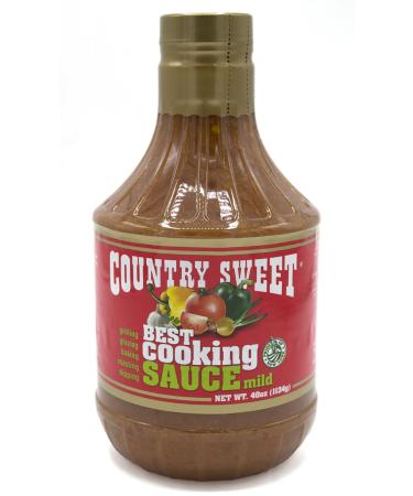 Country Sweet Sauce - Premium Cooking and Finishing Sauce (Mild, 40 ounces) Mild 2.5 Pound (Pack of 1)