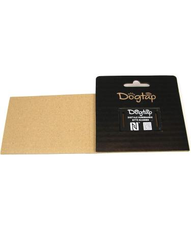 DOGTAP Light Small - Intelligent NFC Dog Tag (50x30mm) | Black | Track Your Pet Internationally - Buy Online on GoSupps.com