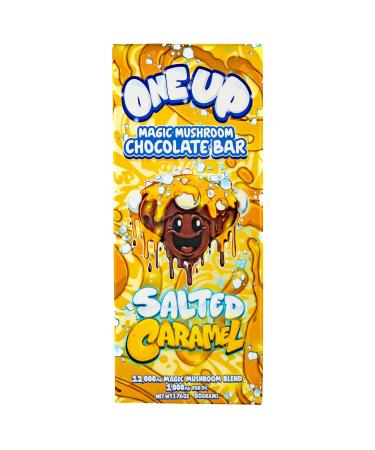 ONE UP Salted Caramel Mushroom Chocolate Bar 1.76 oz.