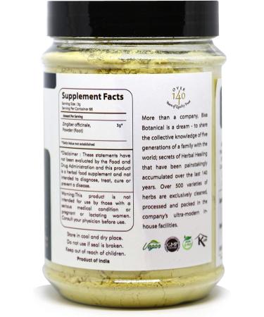 Ginger Powder 200GM | Natural Carminative & Digestive Supplement | Ayurvedic Herb for Sore Throat, Cold, Flatulence & Stomach Spasms - Buy Online on GoSupps.com