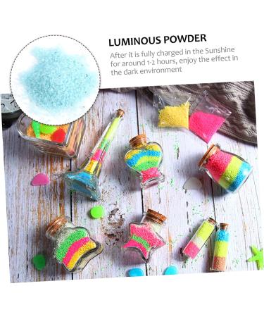 Totority 6 Packs Bright Powder Sand Powder Fluorescent Powder Phosphor Powder Shine Luminous Powder - Buy Online on GoSupps.com