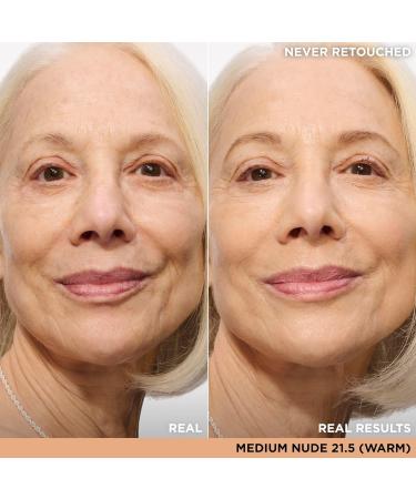IT Cosmetics CC+ Cream with SPF 50+ Natural Finish Full Coverage Foundation (Light Medium Warm - 1.08 fl oz) & Bye Bye Undereye Concealer Anti-Aging Makeup (21.5 Medium Nude- 0.4 fl oz) - Buy Online on GoSupps.com