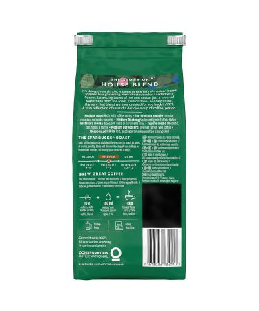 Buy STARBUCKS House Blend Medium Roast Filter Coffee 200g (Pack of 6) - International Shipping Available - Buy Online on GoSupps.com