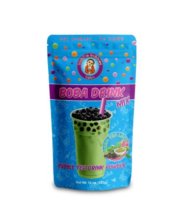GREEN TEA LATTE (Matcha) Boba / Bubble Tea Drink Mix Powder By Buddha Bubbles Boba 10 Ounces (283 Grams) 10 Ounce (Pack of 1)