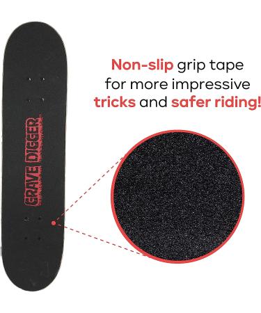 Monster Jam 31 Skateboard - 9-Ply Maple Desk Skateboard for Cruising, Carving, Tricks, and Downhill - Buy Online on GoSupps.com