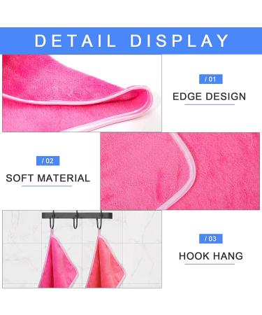 Phogary 8-Pack Microfiber Makeup Towels - Washable Hypoallergenic Face Cleaning Cloths (15.7 x 7.8 in) for Effortless Makeup Removal - Buy Online on GoSupps.com