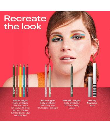 Annabelle Vegan Kohl Eyeliner Metallic Finish 200 Frosty Turquoise Intense Colour Payoff Long-Lasting Cruelty-Free Paraben-Free Silicone-Free Fragrance-Free Hypoallergenic 1.14 g Metallic 200 Frosty Turquoise - Buy Online on GoSupps.com