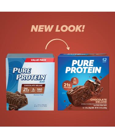Muscle Milk Pro Series Protein Powder Knockout Chocolate 2lb 11 Servings 50g Protein & Pure Protein Bars Chocolate Deluxe 12 Count 1.76oz 21g Protein - Buy Online on GoSupps.com