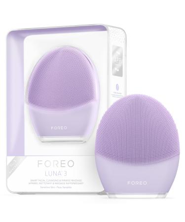 FOREO LUNA 3 Facial Cleansing Brush - Sensitive skin - Anti Aging Face Massager - Enhances Absorption of Facial Skin Care Products - For Clean & Healthy Face Care - Simple & Easy - Waterproof Sensitive Skin 310 g (Pack of 1) - Buy Online on GoSupps.com