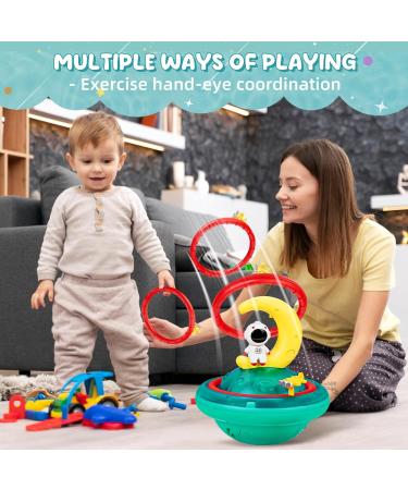 Baby Bath Toys for Toddlers - CRIOLPO Spray Water Toy with LED Moon Set - Gift for 1-5 Year Old Boys and Girls - Buy Online on GoSupps.com