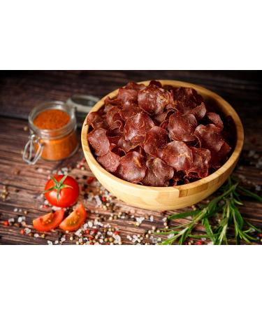 Craftsman Beef Chips | 100% Smoked & Crispy Jerky | Protein-Rich Gluten-Free Meat Snack (30g) | Perfect for Parties | Delicious Wafer-Thin Beef Snacks - Buy Online on GoSupps.com