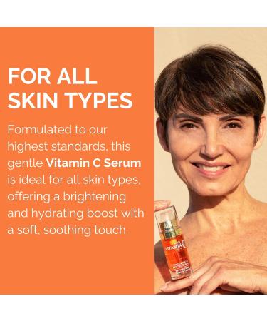 Noche Y Dia Vitamin C Serum for Mature Skin - Made in Spain - Anti Aging Formula Hydrates Moisturizes Firms - Targets Sun Spots Fine Lines Wrinkles - 30mL (1 fl oz) - Buy Online on GoSupps.com