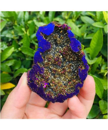 Natural Crystal Agate Slice Quartz Electroplated Cluster Crystal Points Home Decoration ZJGIDTEM - Buy Online on GoSupps.com