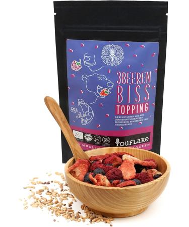  YouFlake YouFlake 3BEEREN BISS | Organic mix of dried strawberries raspberries and blueberries | 210 g - Buy Online on GoSupps.com