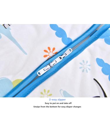 Chilsuessy Penguin Family Toddler Sleeping Bag 2.5 Tog | 100% Cotton Wearable Blanket 1-2 Years | All Season Nursery Bedding for Boys & Girls - Buy Online on GoSupps.com