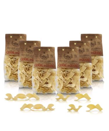 Antico Pastificio Morelli 1860 Srl Straceetti Wheat Germ Pasta 6 Packs of 250 g